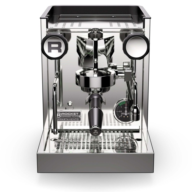 Rocket Appartamento TCA UK Plug Espresso Machine - Compact & Elegant - Black - 220 V