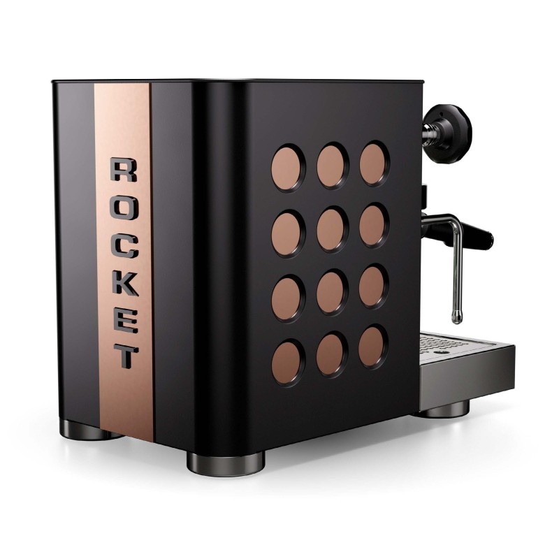 Rocket Appartamento TCA UK Plug Espresso Machine - Compact & Elegant - Black/copper - 220 V