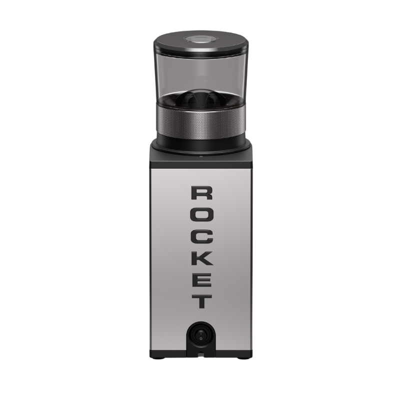Rocket Gravo Coffee Grinder - Grind by Weight 63 mm - Chrome - 110 V