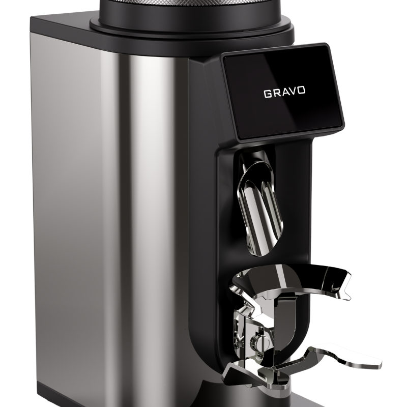 Rocket Gravo Coffee Grinder - Grind by Weight 63 mm - Chrome - 110 V