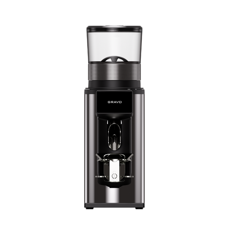 Rocket Gravo Coffee Grinder - Grind by Weight 63 mm - Chrome - 220 V