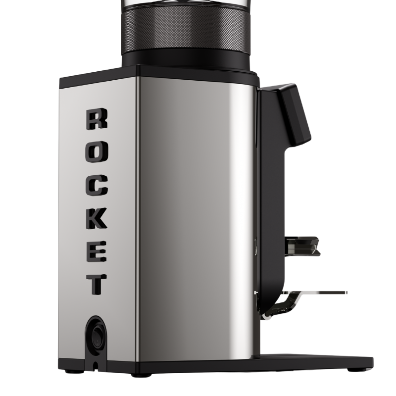 Rocket Gravo Coffee Grinder - Grind by Weight 63 mm - Chrome - 220 V