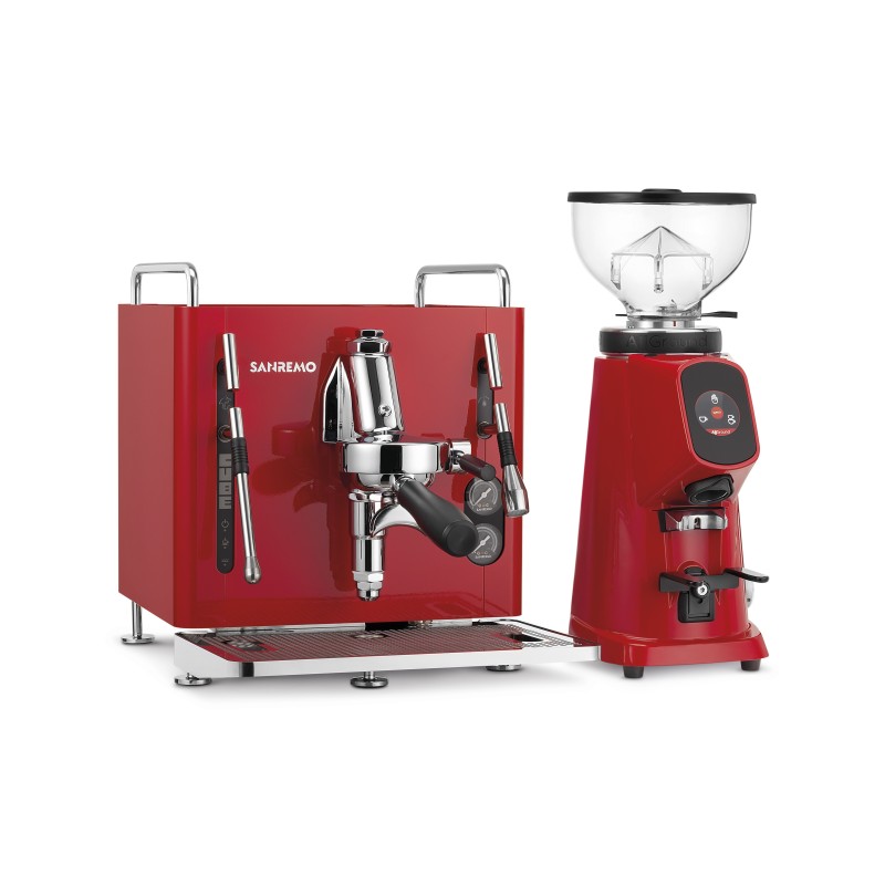 Sanremo Cube R Espresso Machine - Modern & Efficient - Red - 220 V