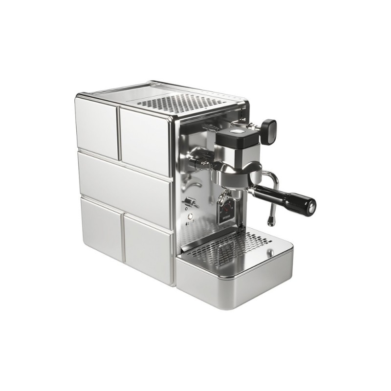 Stone Mine Premium Espresso Machine - Superior Quality - Chrome - 220 V