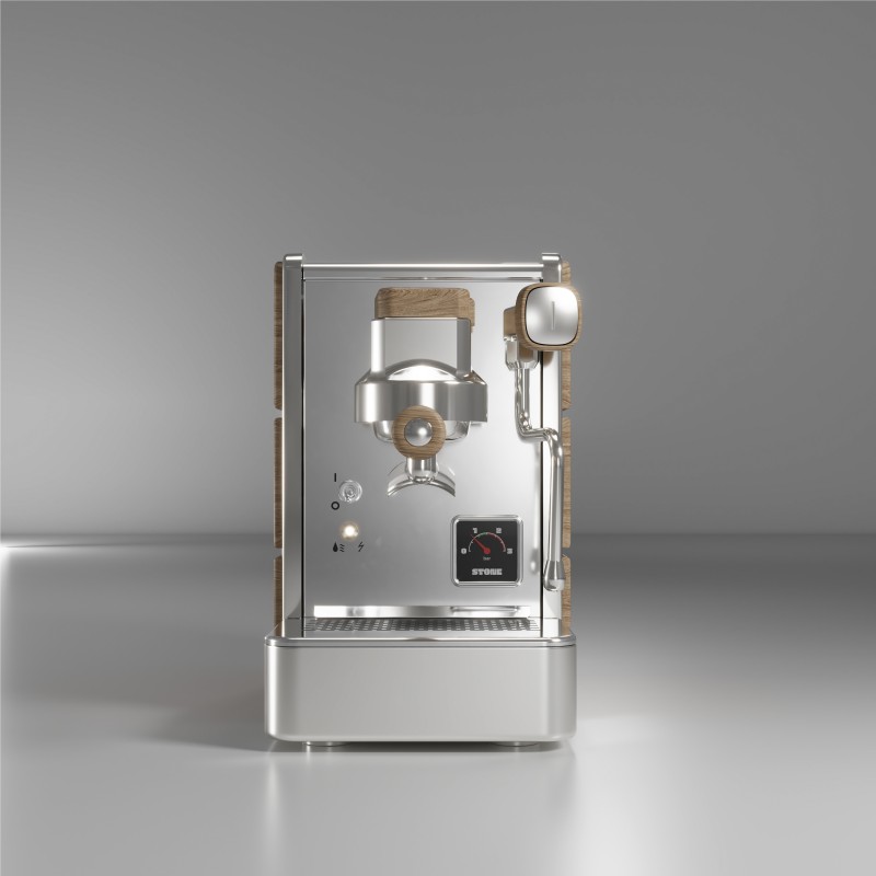 Stone Mine Premium Wood Espresso Machine - Wood - 220 V