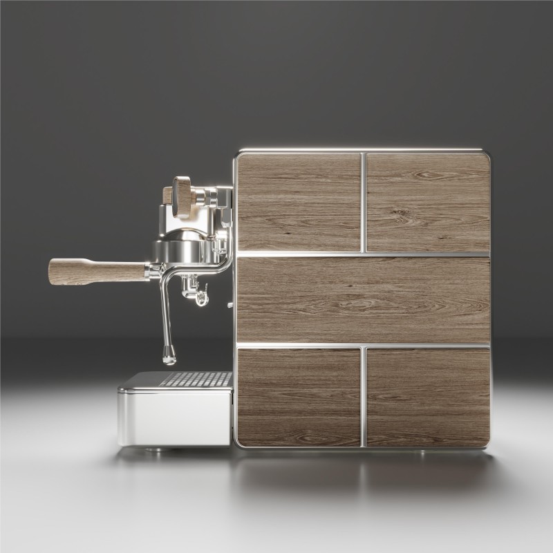 Stone Mine Premium Wood Espresso Machine - Wood - 220 V