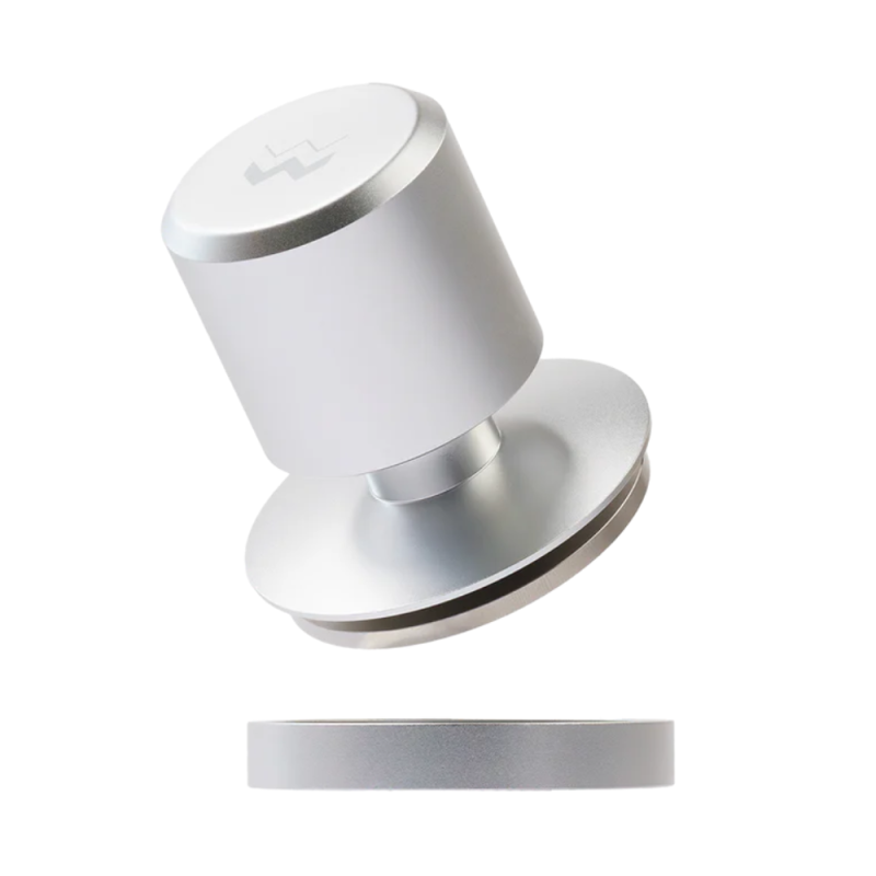 Weber Workshops Really Nice Tamper 58mm - Self-Leveling - Silver