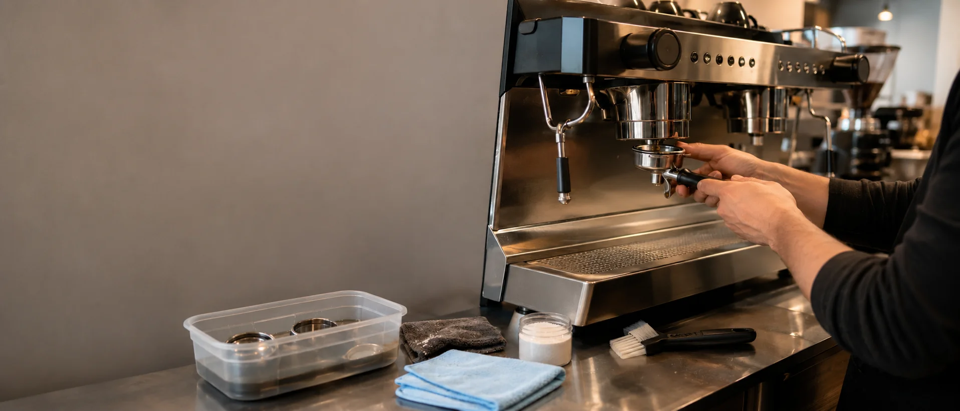 How to Clean a Commercial Espresso Machine in 5 Easy Steps