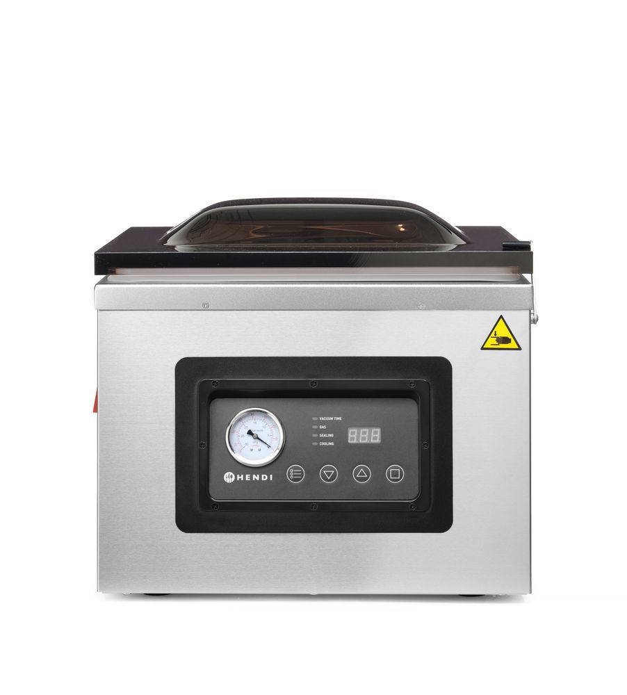 Mašina za pakovanje sa vakuumskom komorom Profi Line 410, HENDI, Profi Line, Ljepljiva traka 410 mm, 230V/1100W, 510x625x(H)455mm