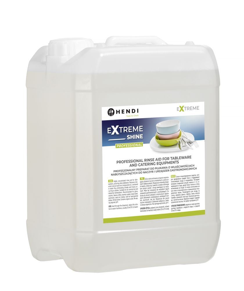 Extreme Shine Professional sredstvo za ispiranje posuđa i ugostiteljske opreme, HENDI, 10 l - Slika 2