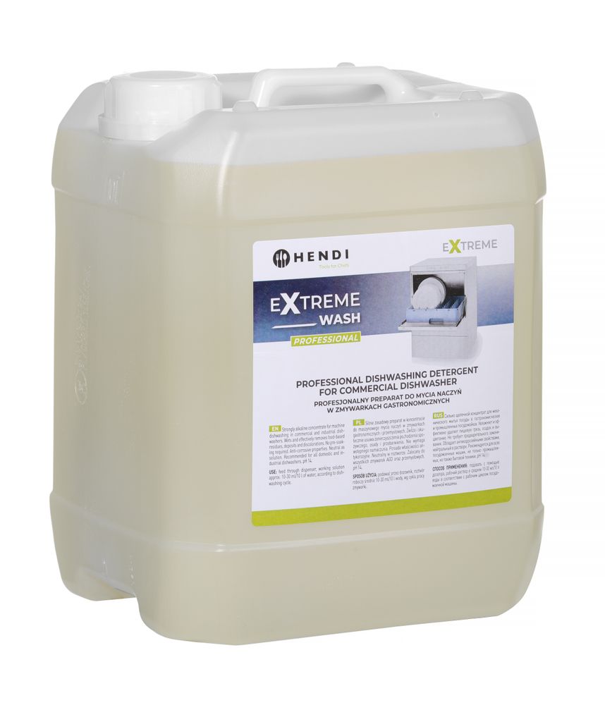 Extreme Wash Professional deterdžent za pranje posuđa za komercijalnu perilicu posuđa, HENDI, 10 l - Slika 2