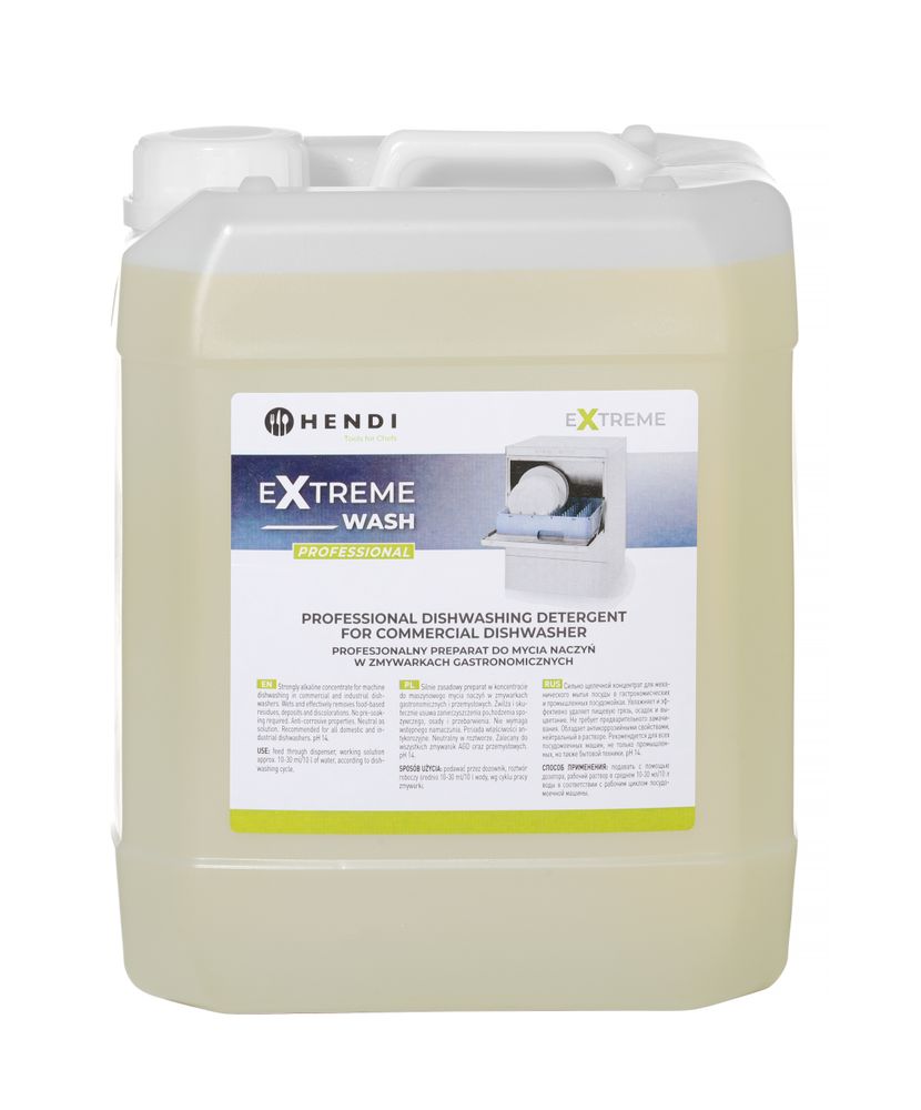 Extreme Wash Professional deterdžent za pranje posuđa za komercijalnu perilicu posuđa, HENDI, 10 l