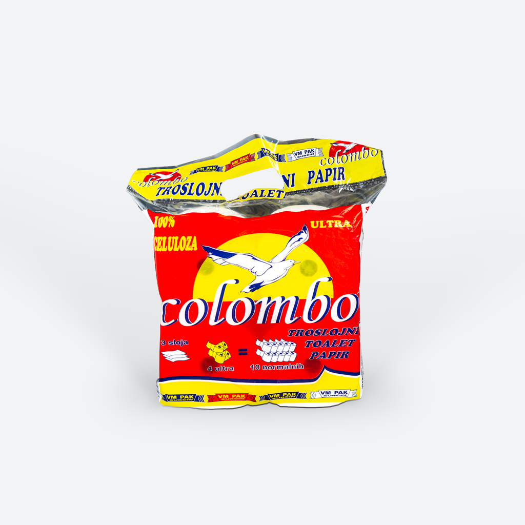 Toalet papir Colombo,4/1 Crvena
