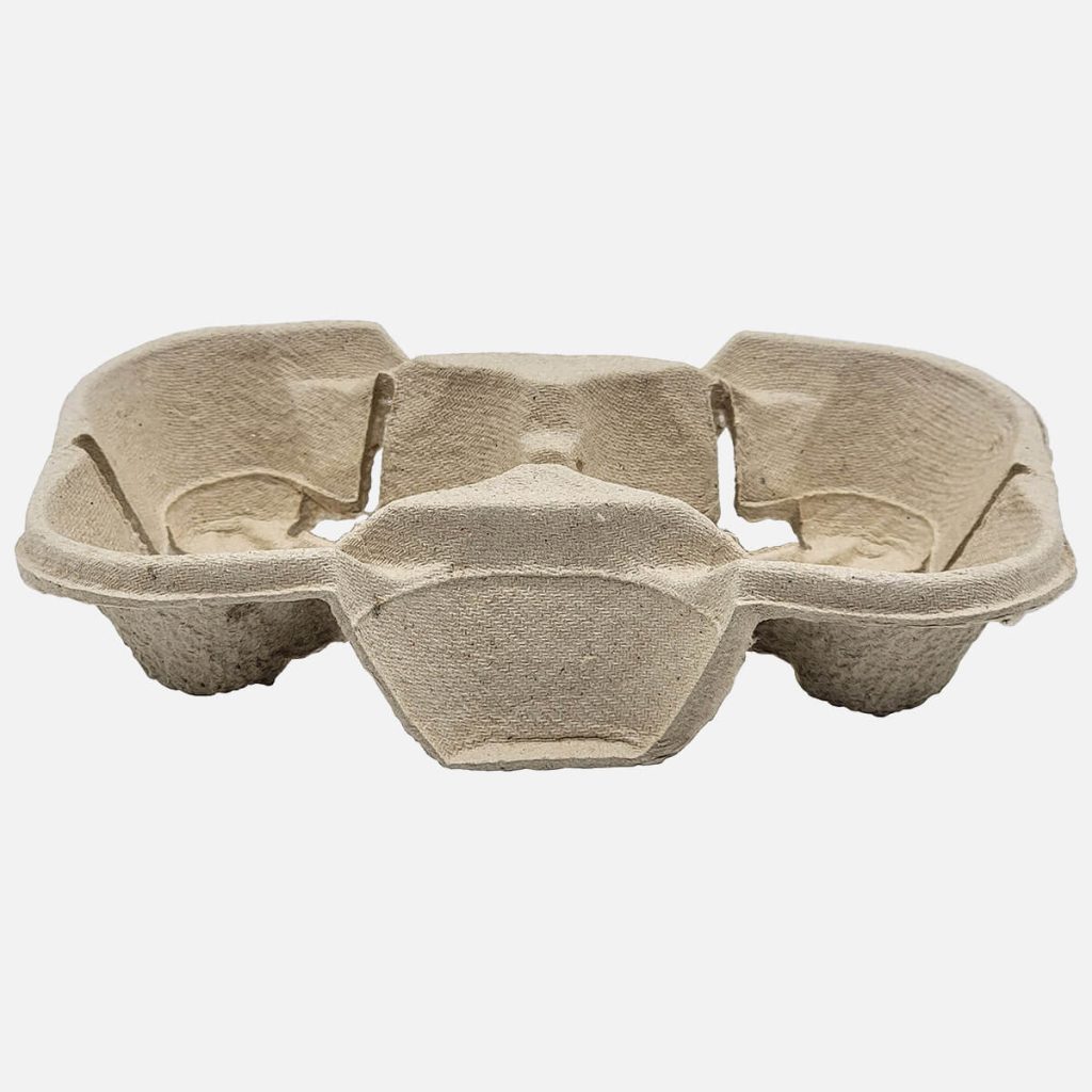 Dvostruki držač za čaše od papira – kartonski nosač za kafu za poneti (pakovanje 240 komada)